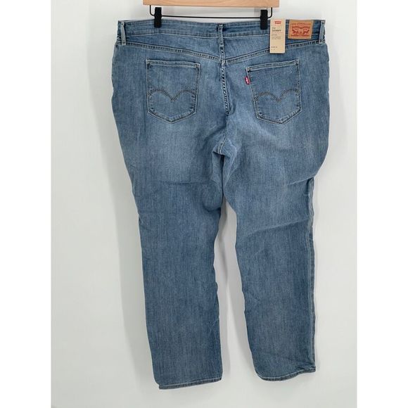 Levi’s Jeans 711 Women Plus Size 24 Blue‎ Skinny Mid Rise Brand New - Picture 2 of 12